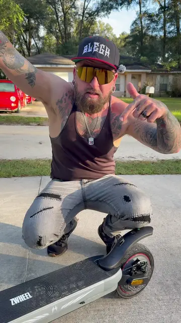 Electric Scooter Rider Moments